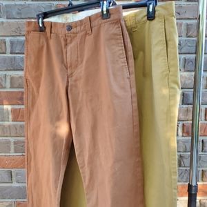 TWO Pairs of Dockers D2 Chino Khakis 32x30